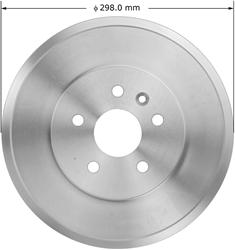 Bendix Brakes Brake Drums for 2011-2015 CRUZE, 2016 CRUZE LIMITED - PDR0843