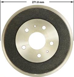 Bendix Brakes Brake Drums for 2012-2018 FOCUS - PDR0844