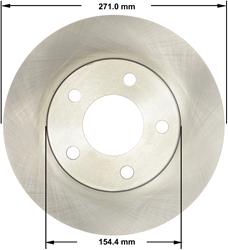Bendix Brakes Global Brake Rotors for 1975-1980 GRANADA, MONARCH, 1977-1980 VERSAILLES - PRT1121