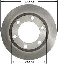 Bendix Brakes Global Brake Rotors PRT1269