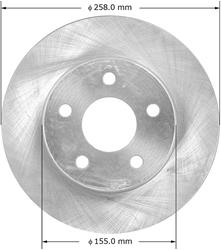 Bendix Brakes Global Brake Rotors PRT1399