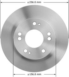 Bendix Brakes Global Brake Rotors PRT1658