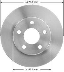 Bendix Brakes Global Brake Rotors PRT1868