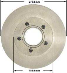 Bendix Brakes Global Brake Rotors for 1993-1994 EXPLORER, NAVAJO, 1993-1995 RANGER - PRT1900