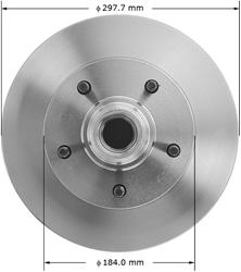 Bendix Brakes Global Brake Rotors PRT1906