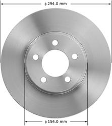 Bendix Brakes Global Brake Rotors PRT5050
