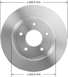 Bendix Brakes Global Brake Rotors PRT5064FC