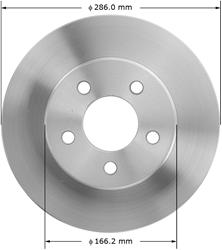 Bendix Brakes Global Brake Rotors PRT5075