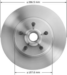 Bendix Brakes Global Brake Rotors PRT5076