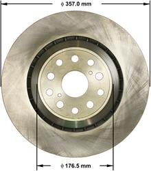 Bendix Brakes Global Brake Rotors PRT5802