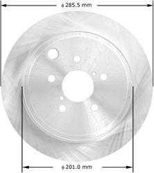 Bendix Brakes Global Brake Rotors PRT5811