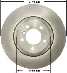 Bendix Brakes Global Brake Rotors PRT5821