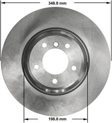 Bendix Brakes Global Brake Rotors PRT5822