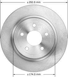 Bendix Brakes - Brake Rotors for 2008-2010 COBALT - PRT5900
