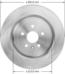 Bendix Brakes Global Brake Rotors for 2010-2022 CAMARO, 2009-2019 CTS - PRT5901
