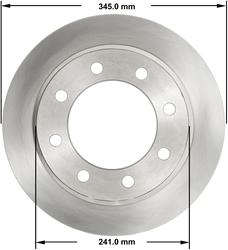 Bendix Brakes Brake Rotors PRT5905