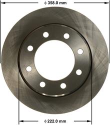 Bendix Brakes Global Brake Rotors PRT5910