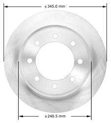 Bendix Brakes Brake Rotors PRT5916