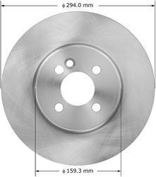 Bendix Brakes Global Brake Rotors for 2007-2015 COOPER - PRT5927