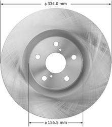 Bendix Brakes Global Brake Rotors for 2007-2008 GS350 - PRT5937