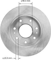 Bendix Brakes Global Brake Rotors for 2009 F-150 - PRT5938