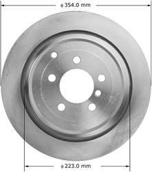 Bendix Brakes - Brake Rotors for 2006-2012 RANGE ROVER - PRT5939