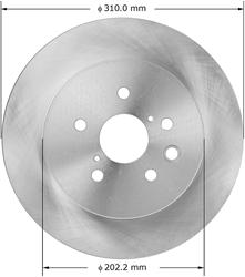 Bendix Brakes Global Brake Rotors PRT5940