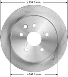Bendix Brakes - Brake Rotors for 2006-2015 IS250 - PRT5941