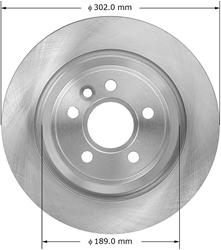 Bendix Brakes Global Brake Rotors PRT5965