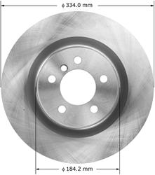 Bendix Brakes Global Brake Rotors PRT5971
