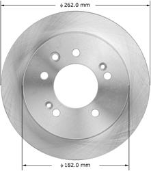 Bendix Brakes - Brake Rotors for 2007-2010 ELANTRA - PRT5976