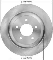 Bendix Brakes Global Brake Rotors for 2006-2015 5 - PRT5977