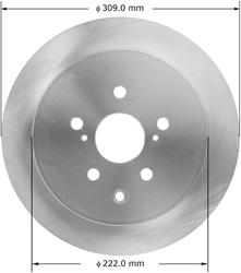 Bendix Brakes Global Brake Rotors PRT6001