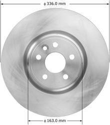 Bendix Brakes Global Brake Rotors PRT6005