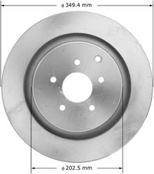 Bendix Brakes Global Brake Rotors PRT6016