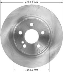 Bendix Brakes Brake Rotors PRT6021