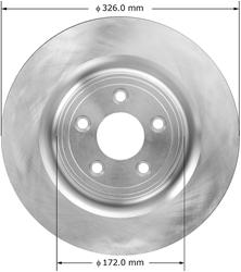 Bendix Brakes Global Brake Rotors PRT6022