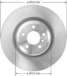 Bendix Brakes Global Brake Rotors PRT6048