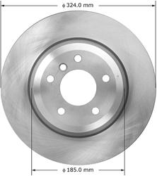 Bendix Brakes Global Brake Rotors for 2011-2016 Z4 - PRT6049