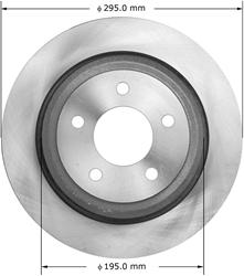 Bendix Brakes Brake Rotors for 2010-2011 RANGER - PRT6052