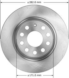 Bendix Brakes Global Brake Rotors PRT6059