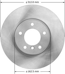 Bendix Brakes Global Brake Rotors PRT6077