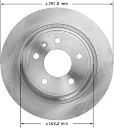 Bendix Brakes Global Brake Rotors PRT6097