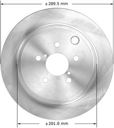 Bendix Brakes Global Brake Rotors PRT6116