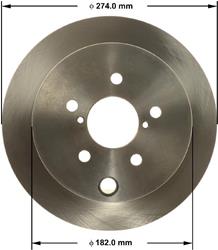 Bendix Brakes Brake Rotors PRT6157