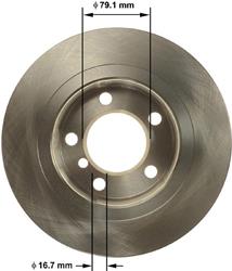 Bendix Brakes Global Brake Rotors for 2011-2016 COOPER COUNTRYMAN, 2013-2016 COOPER PACEMAN - PRT6161