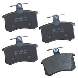 Bendix Brakes STOP Brake Pads for 1998-2001 A4 QUATTRO, 1997-1999 A8, 2000 A8 QUATTRO - SBM851