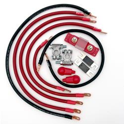 Big7Kits Battery Cable Kits for 1971-1983 CJ5, 1971-1975 CJ6, 1976-1986 CJ7 - JCJ-42-2G