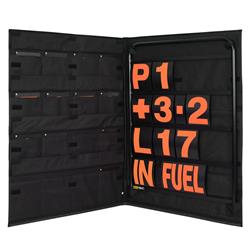 B-G Racing Standard Aluminum Pit Boards BGR260BLA-O