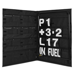 BG Racing Pit Boards BGR260BLA-W
